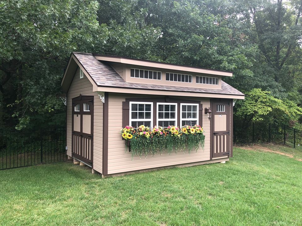 shed flower boxes