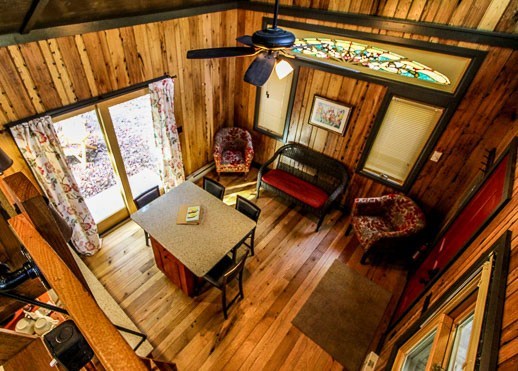 high ceiling shed house