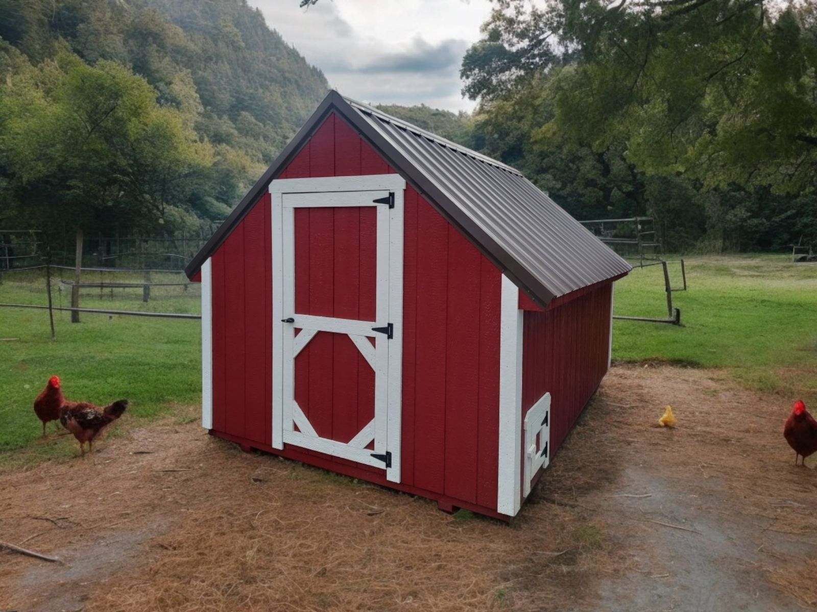 8×12 Chicken Coop – 31127