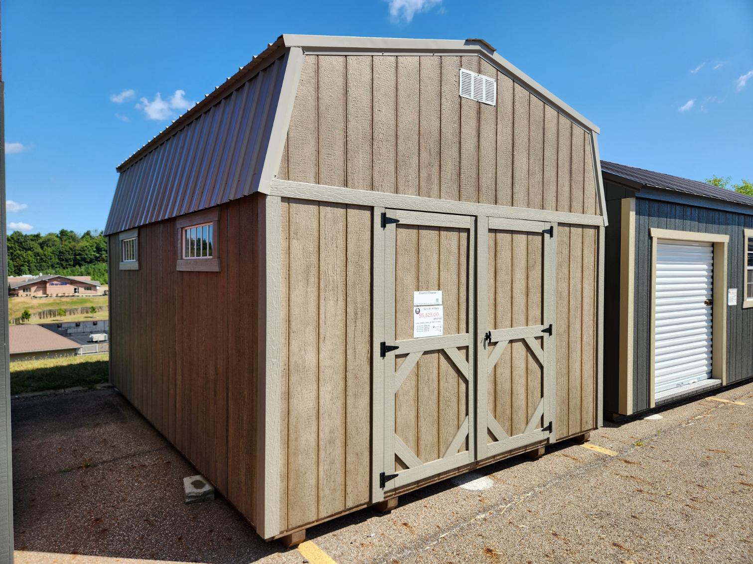 12×16 Lofted High Barn – 2420