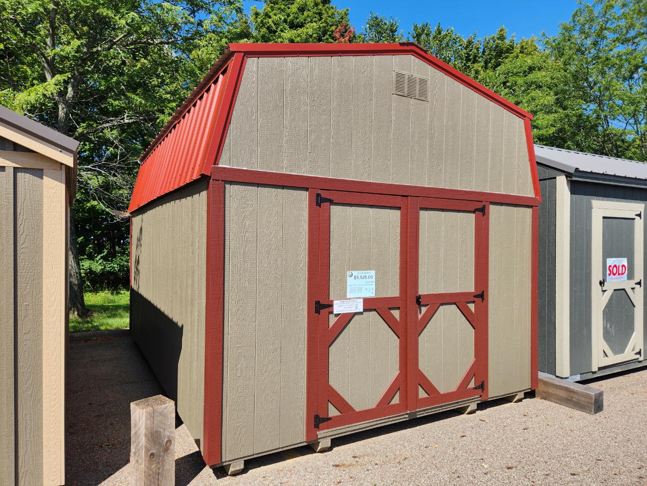 12×16 Lofted Barn  – 2446