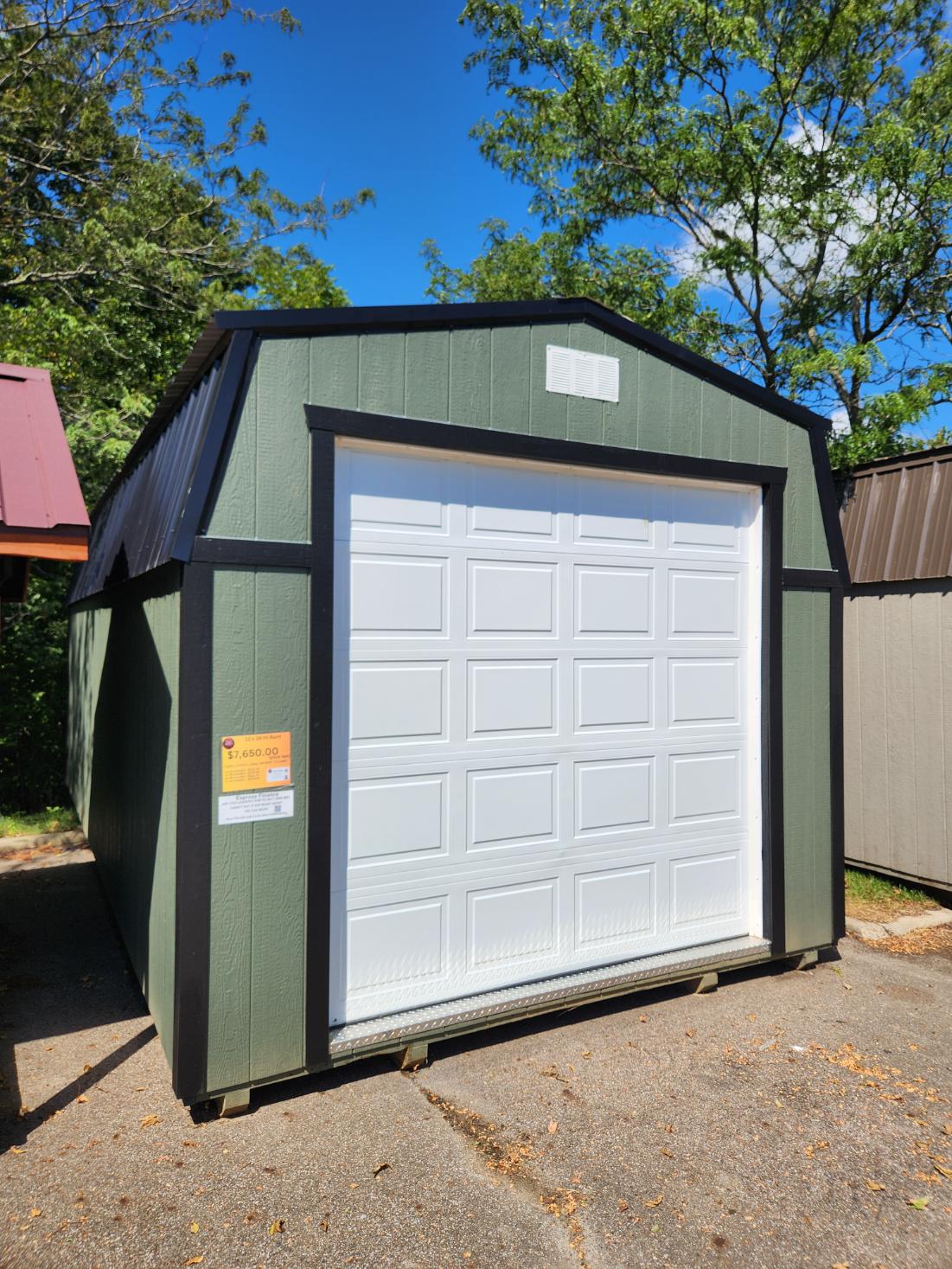 12×24 Lofted High Barn – 2455