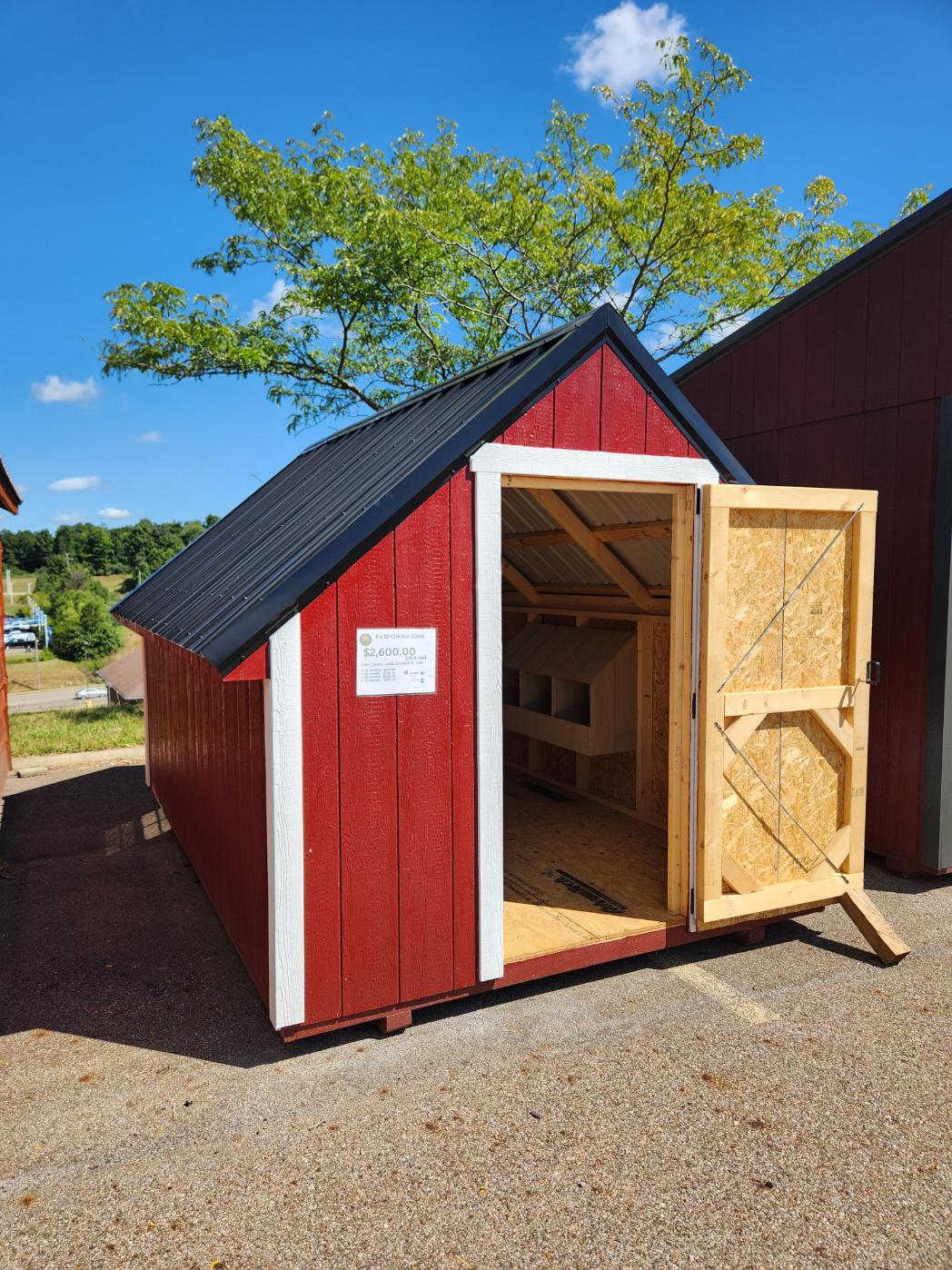 8×12 Chicken Coop – 3321