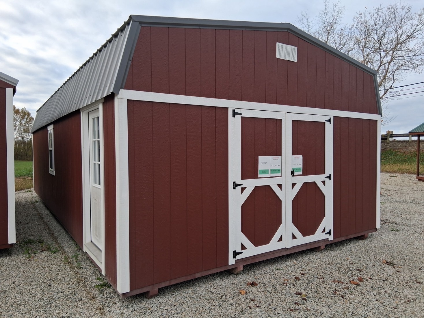 16×32 Lofted High Barn #8894