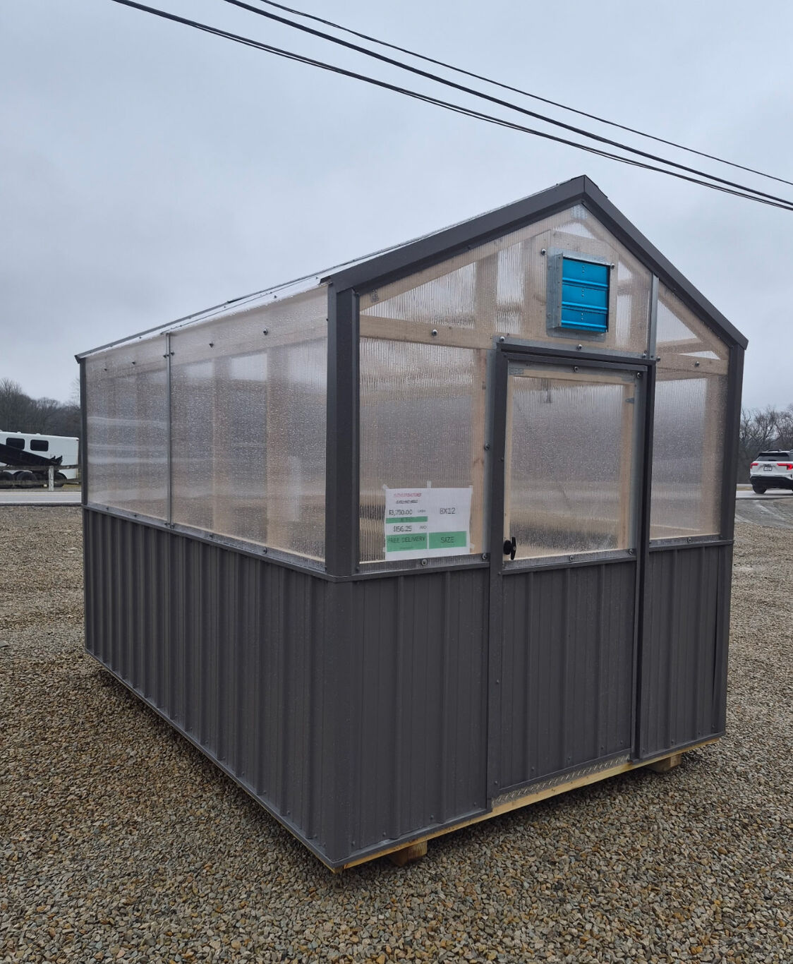 8×12 Greenhouse #1114