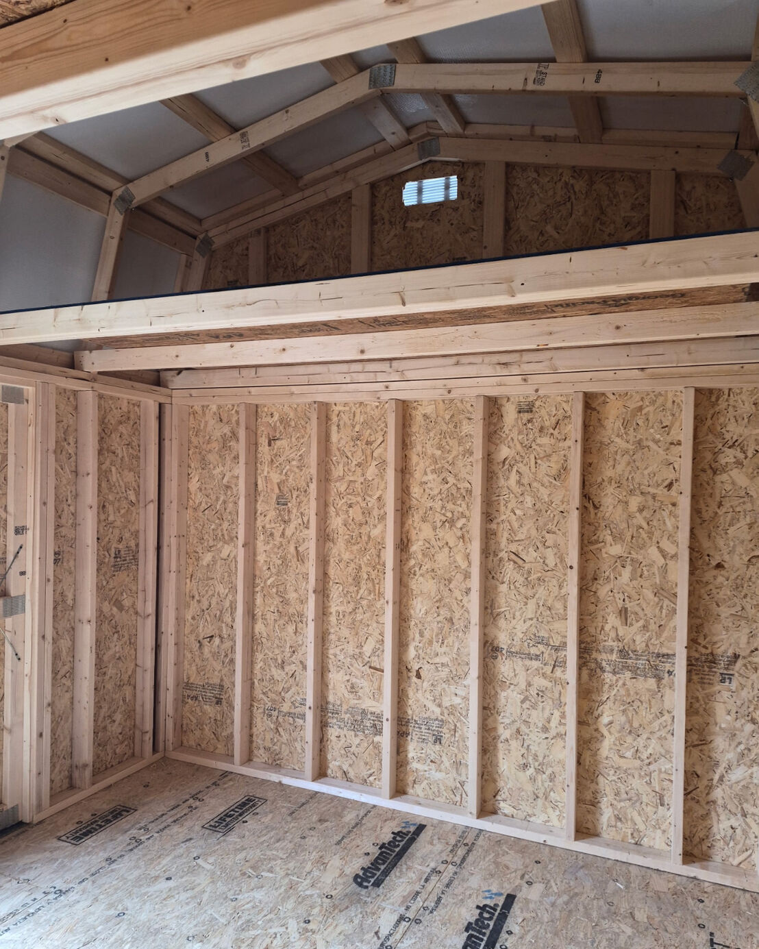 10x12 Lofted High Barn #9211