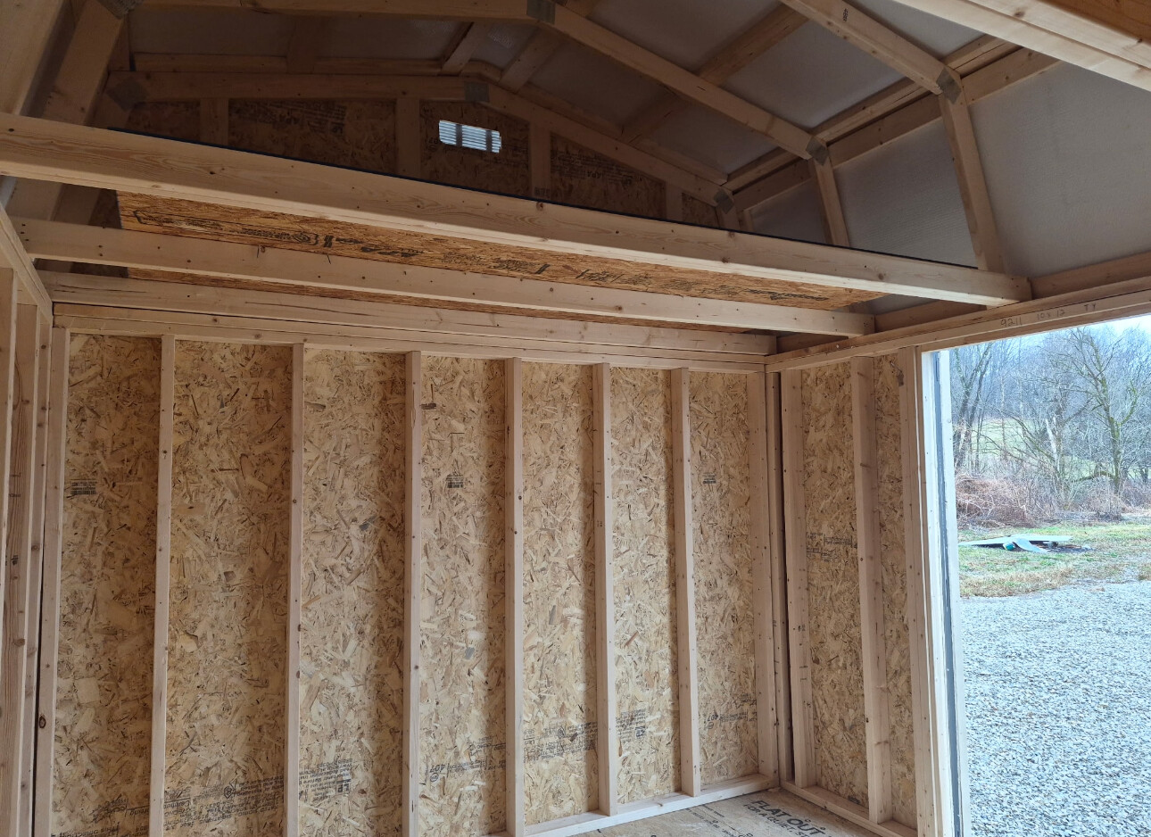 10x12 Lofted High Barn #9211