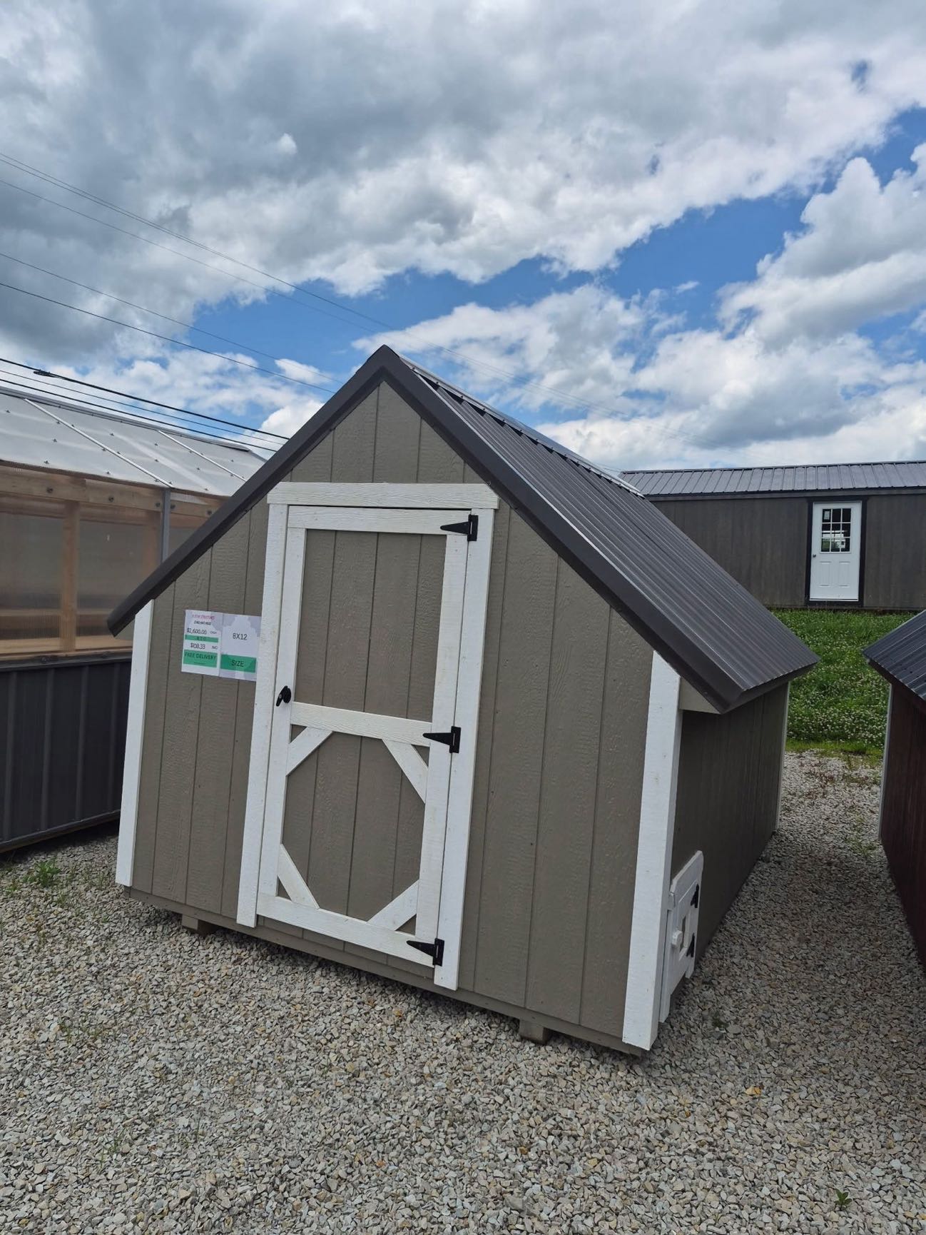 8×12 Chicken Coop #3010