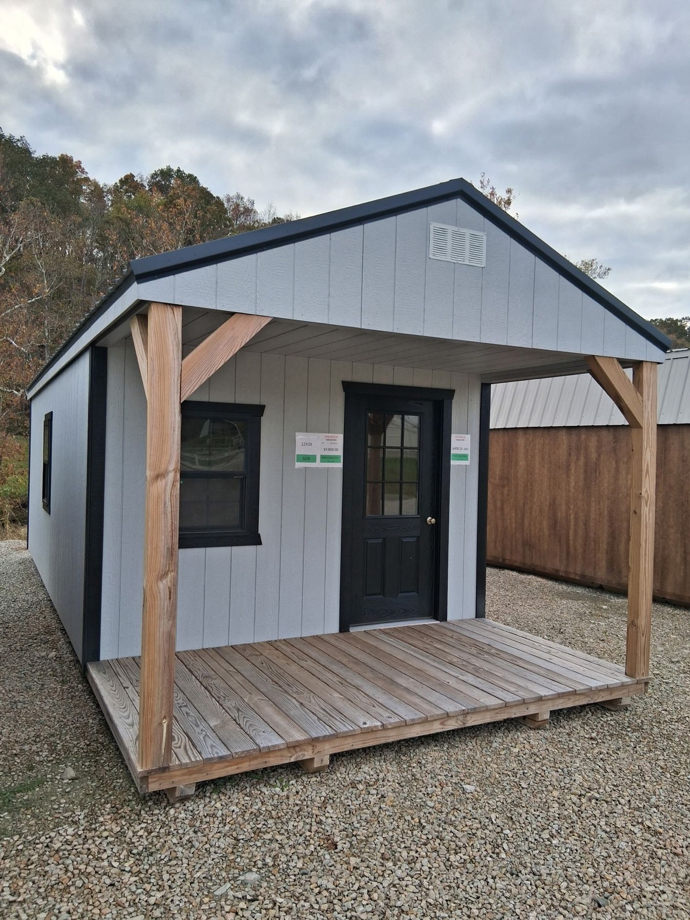 12x28 Lakeside Cabin #7052