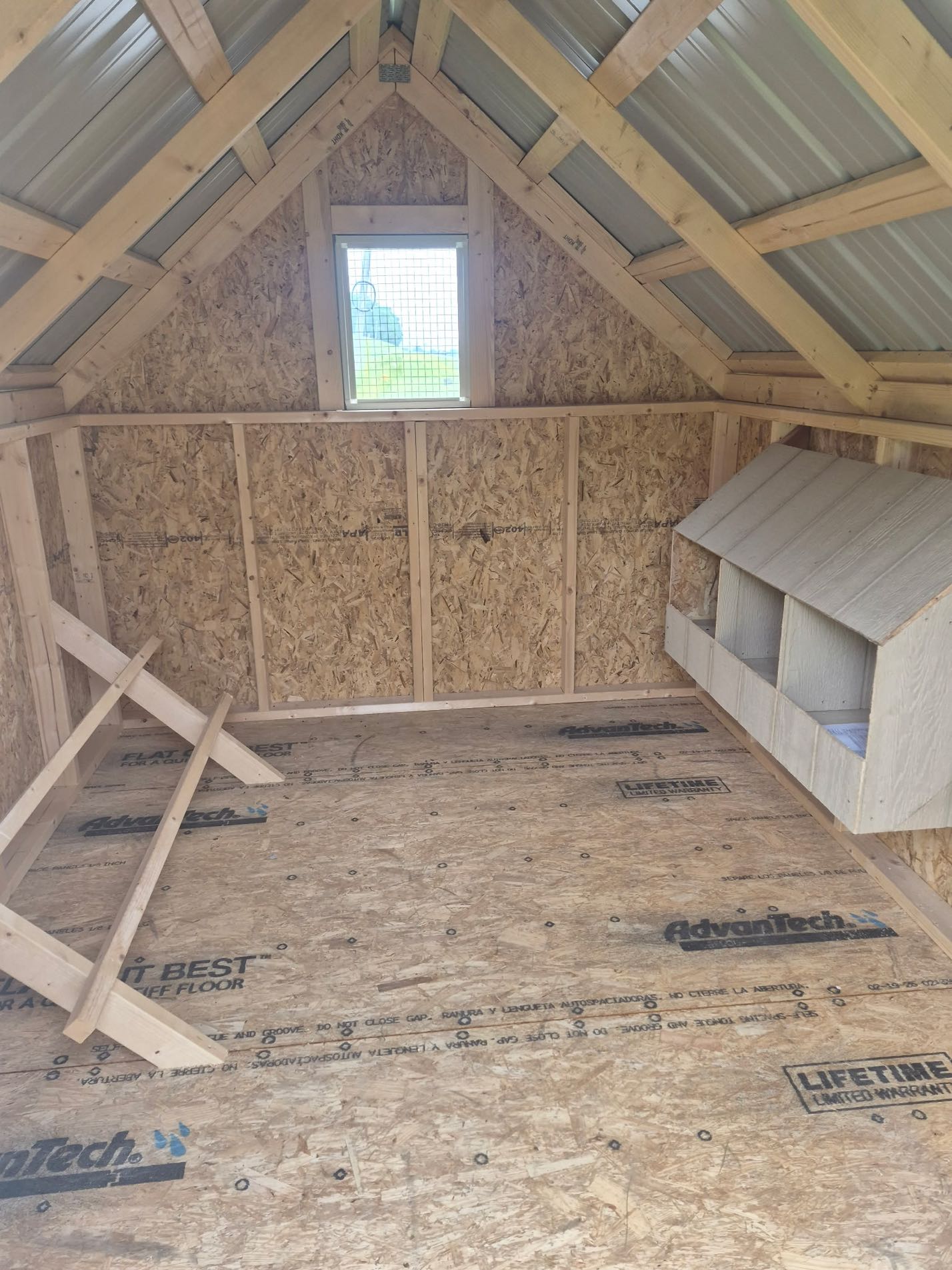 8x12 Chicken Coop #3013
