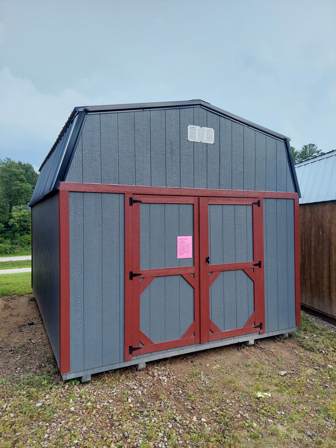 12×16 Lofted High barn #1179