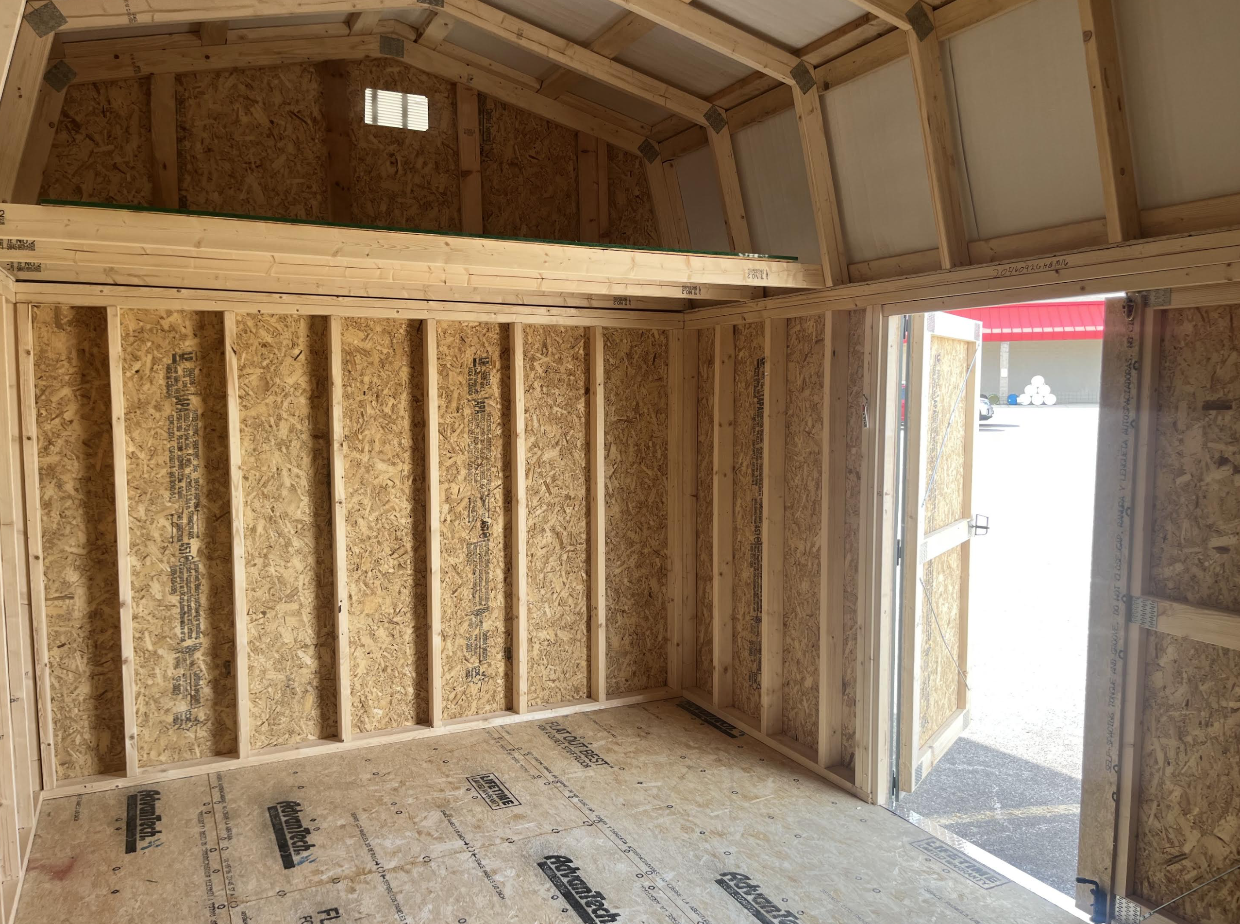 10x16 Lofted High Barn #2046