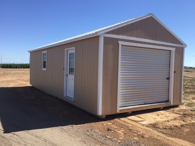 14×32 Garage (Intenso Beige/ White)