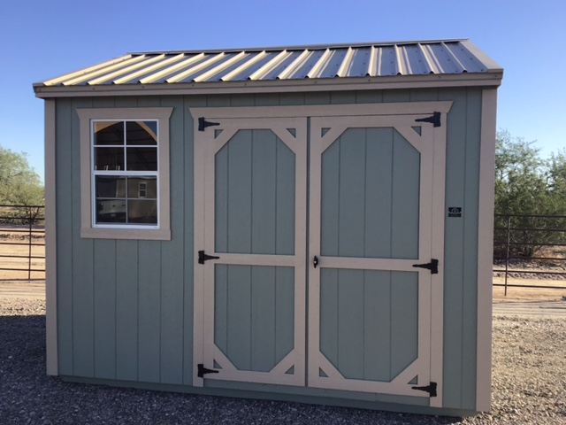 10×12 Garden Shed (Evergreen Fog/ Antler Velvet)