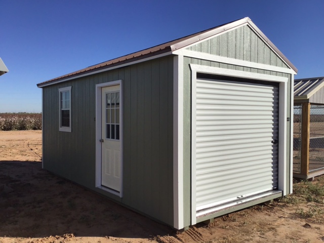 10×20 Garage (Evergreen Fog/ White)