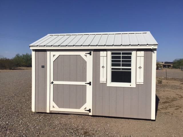 10x16 Utility (Antler Velvet/ Black) - Desert Rose Portable Buildings