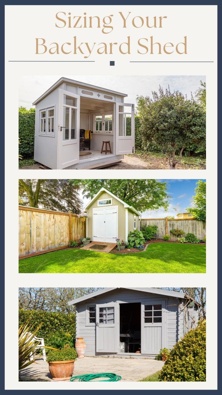 Sizing Your Backyard Shed