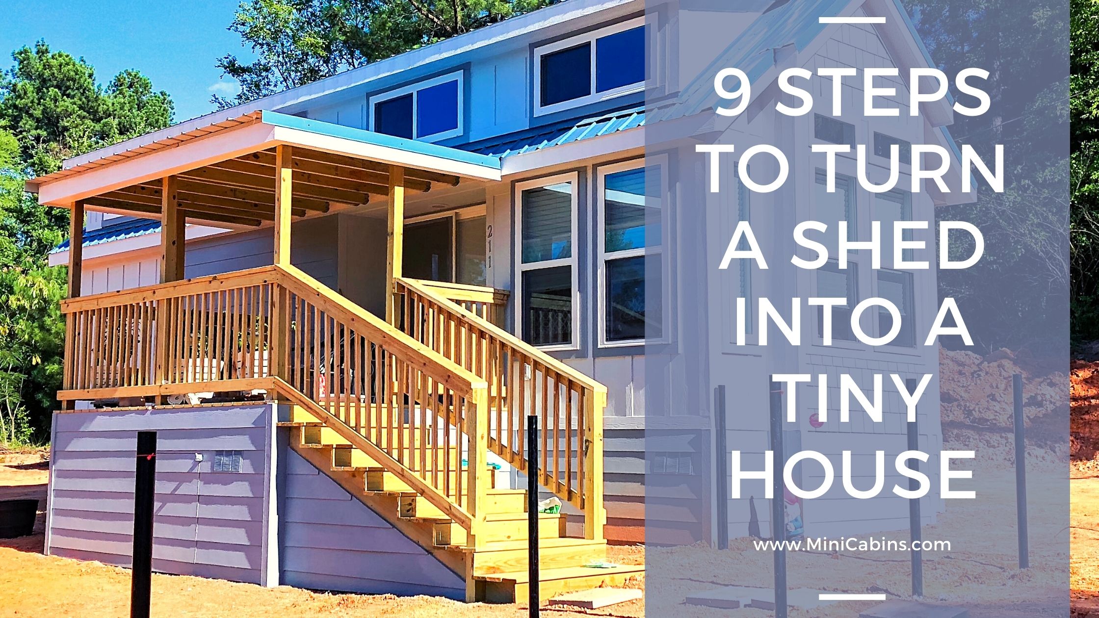 9 Steps to Turn a Shed into a Tiny House - Aurora Buildings