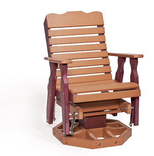 Swivel Curve Back Glider