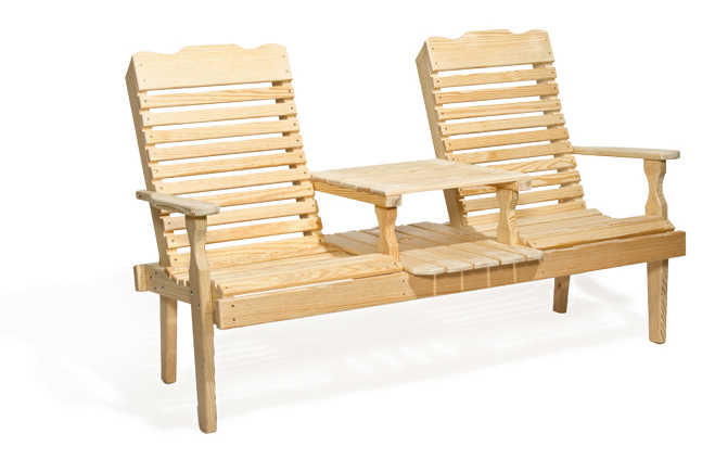 Curve-Back Settee