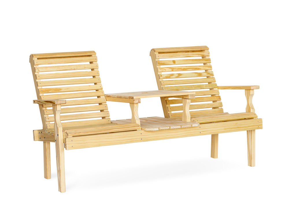 Roll-Back Settee