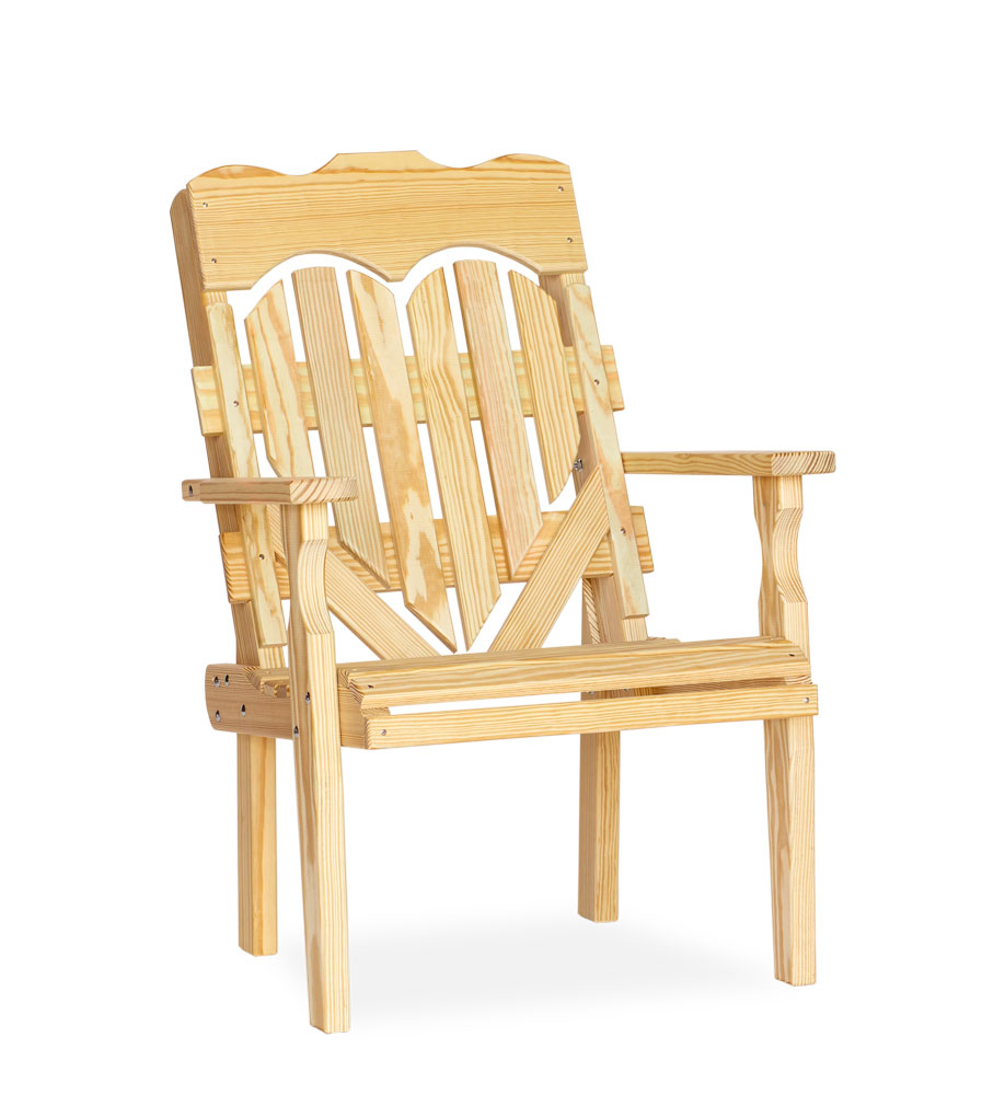 High-Back Heart Chair