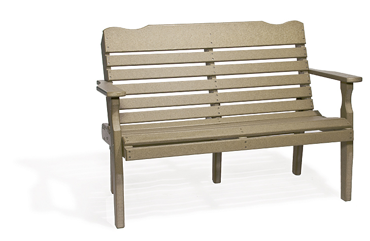 4′ Park Bench (Horiz. Back)