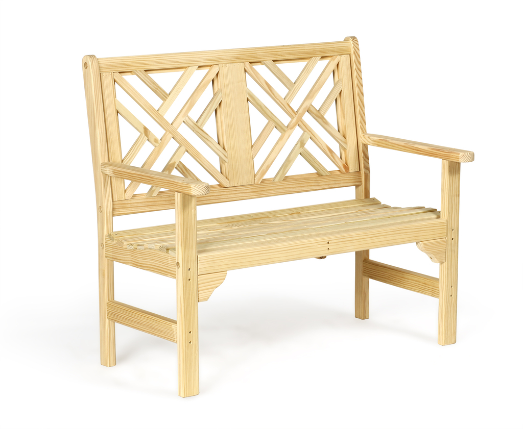 4′ Chippendale Garden Bench