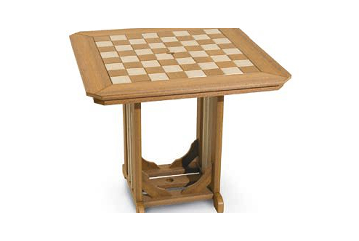 [5111] Checker Counter Table Only - Beckden Buildings