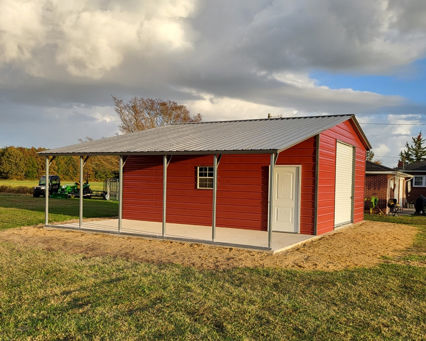 Carport Bearded Bryan Buildings & Barns