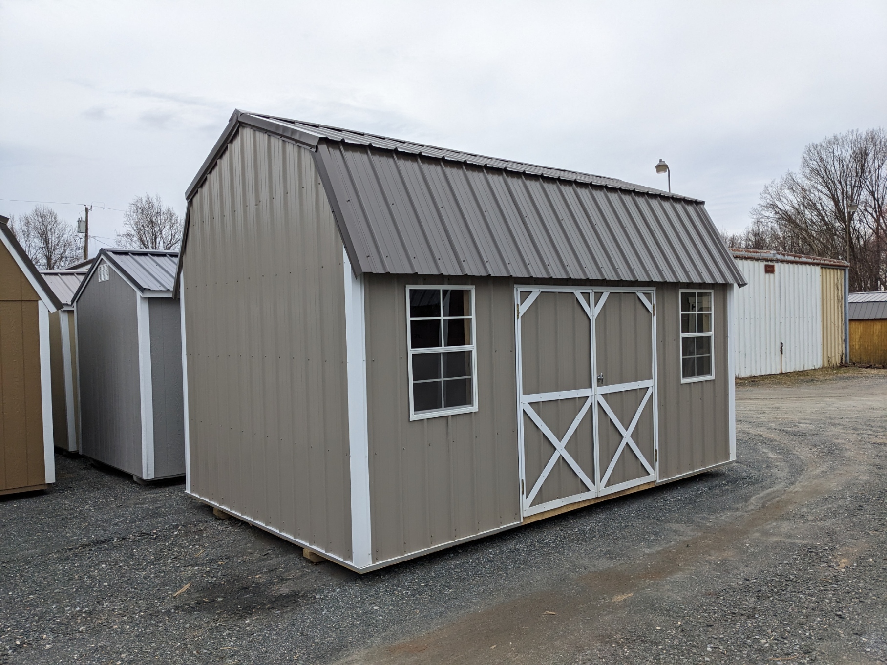 10×16 LOFTED VERTICAL METAL