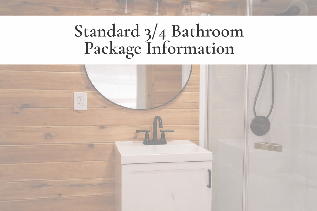 Standard bathroom package