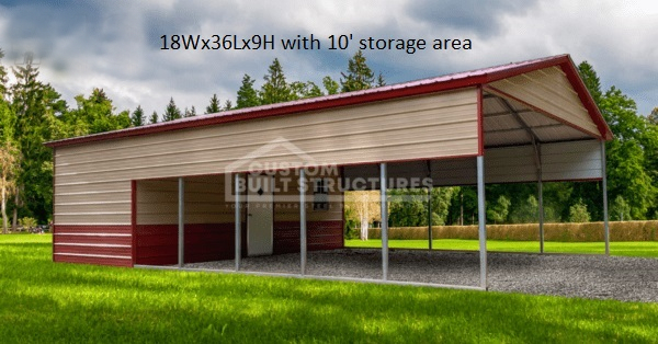 utility storage building