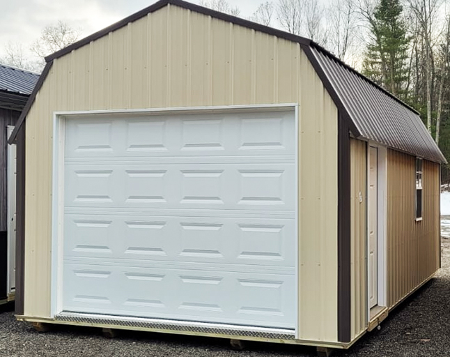 12x24x6 Lofted Garage (365)