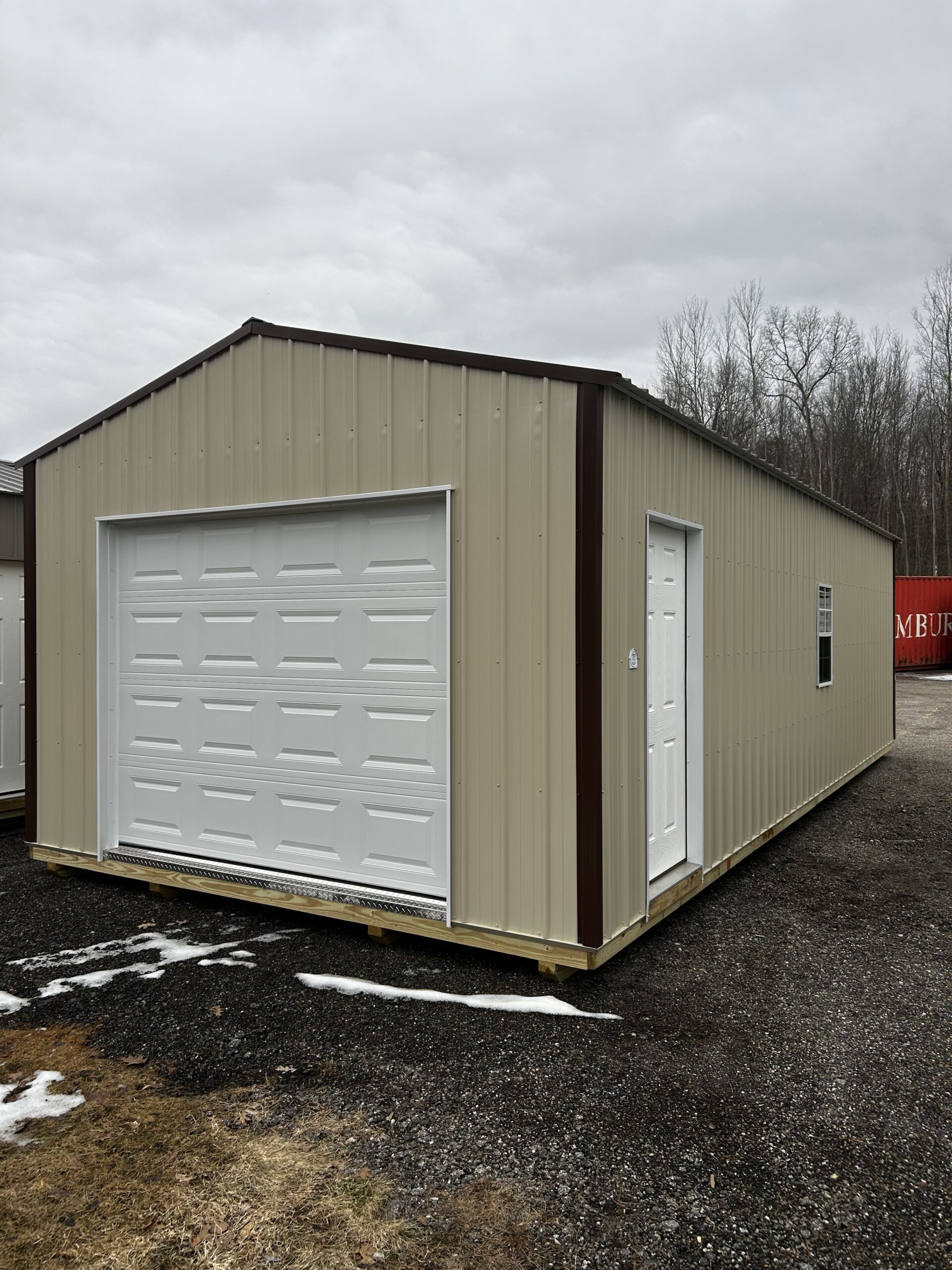 16x36x8 Portable Garage (21) - Wanna Buy Sheds