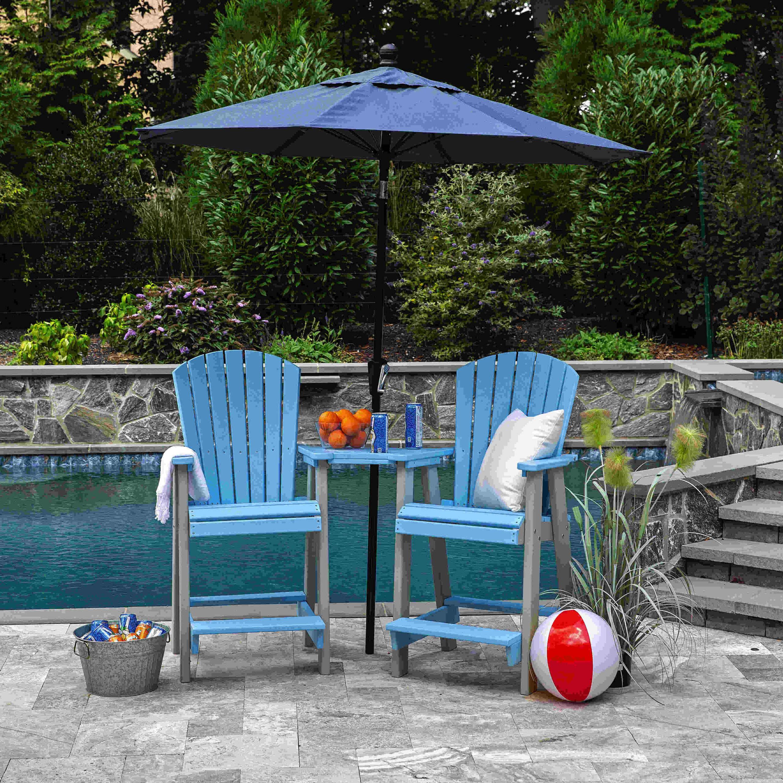 7 tilt patio umbrella Steel Market Tilt Umbrella