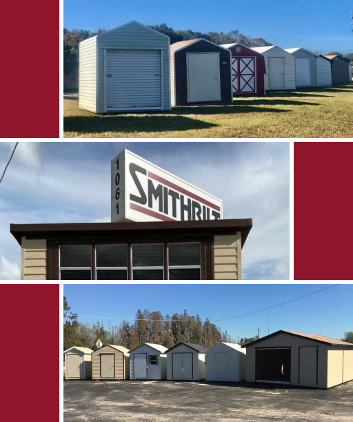 Bull sheds at smithbilt sales lot