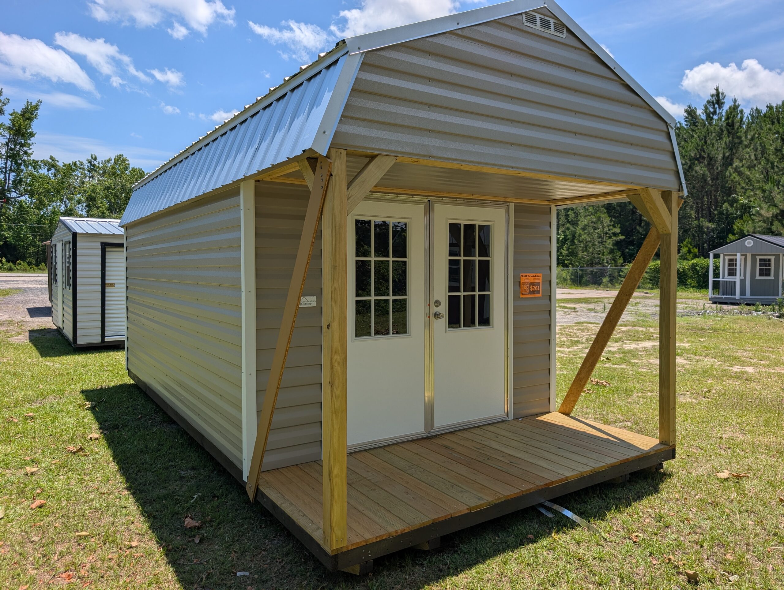 10×20 Veranda Deluxe Cabin Shed [1226]