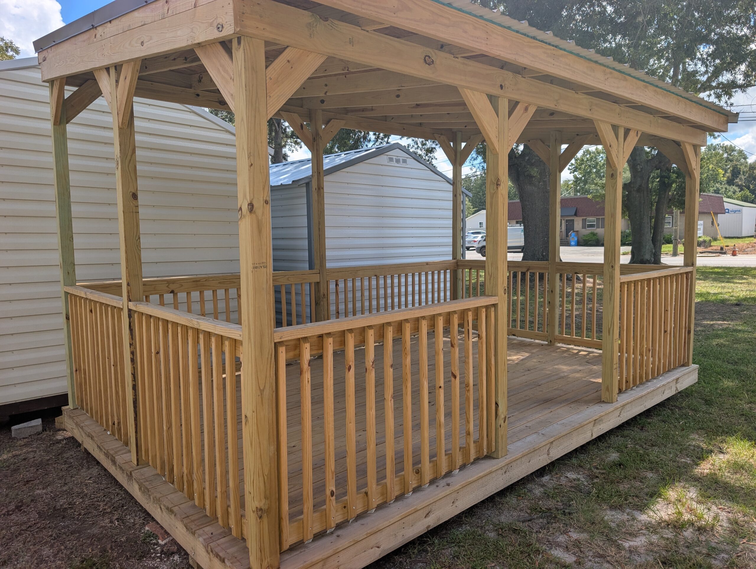 10×16 Single Slope Gazebo