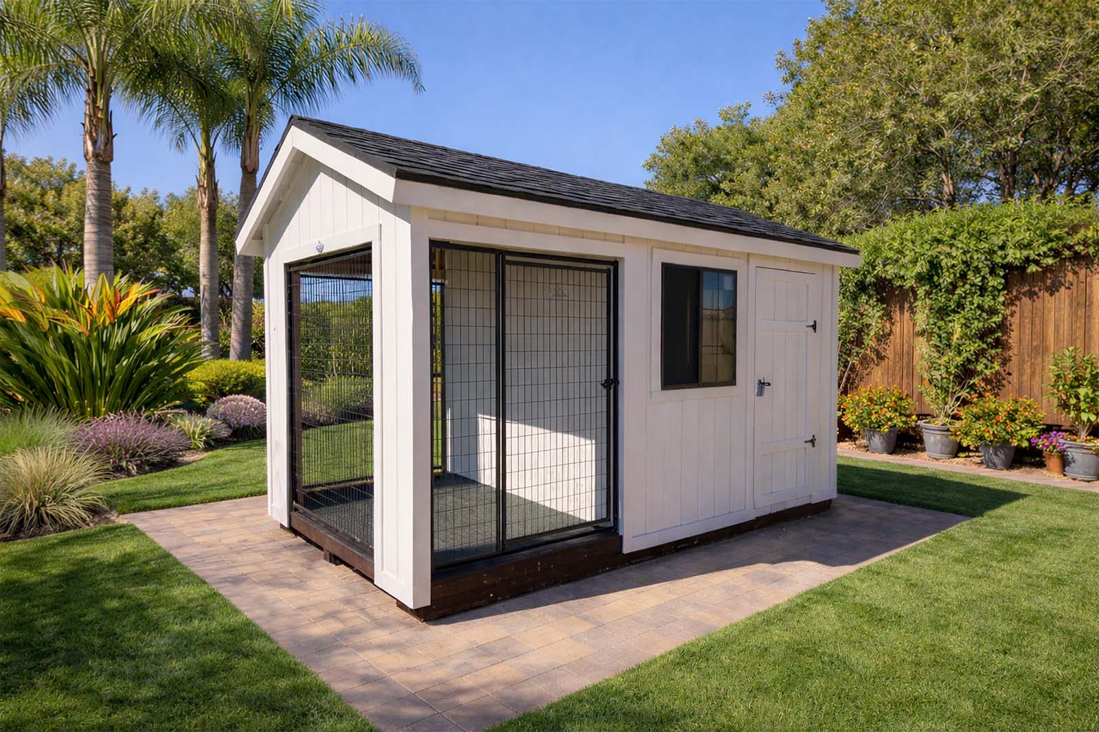 dog kennel shedworld
