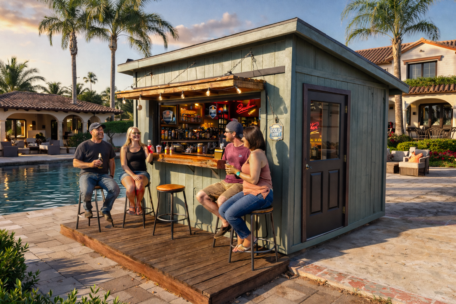 10X12 BAR (Party Bar, Snack Bar, Tavern, Ticket Booth, Concession Stand) *