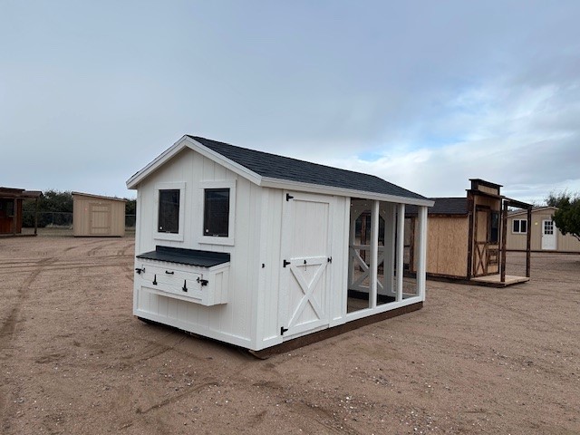 ****SOLD**** Chicken Coop Peak (painted) STK #11772