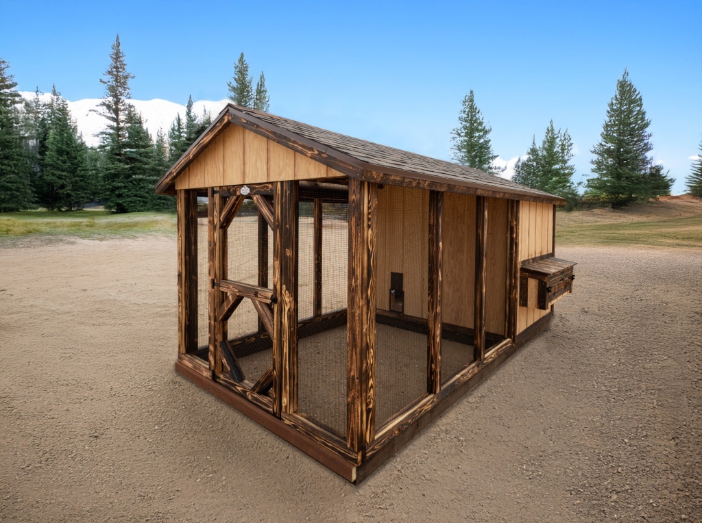 15x8 Rustic Chicken Coop (Main Pic)