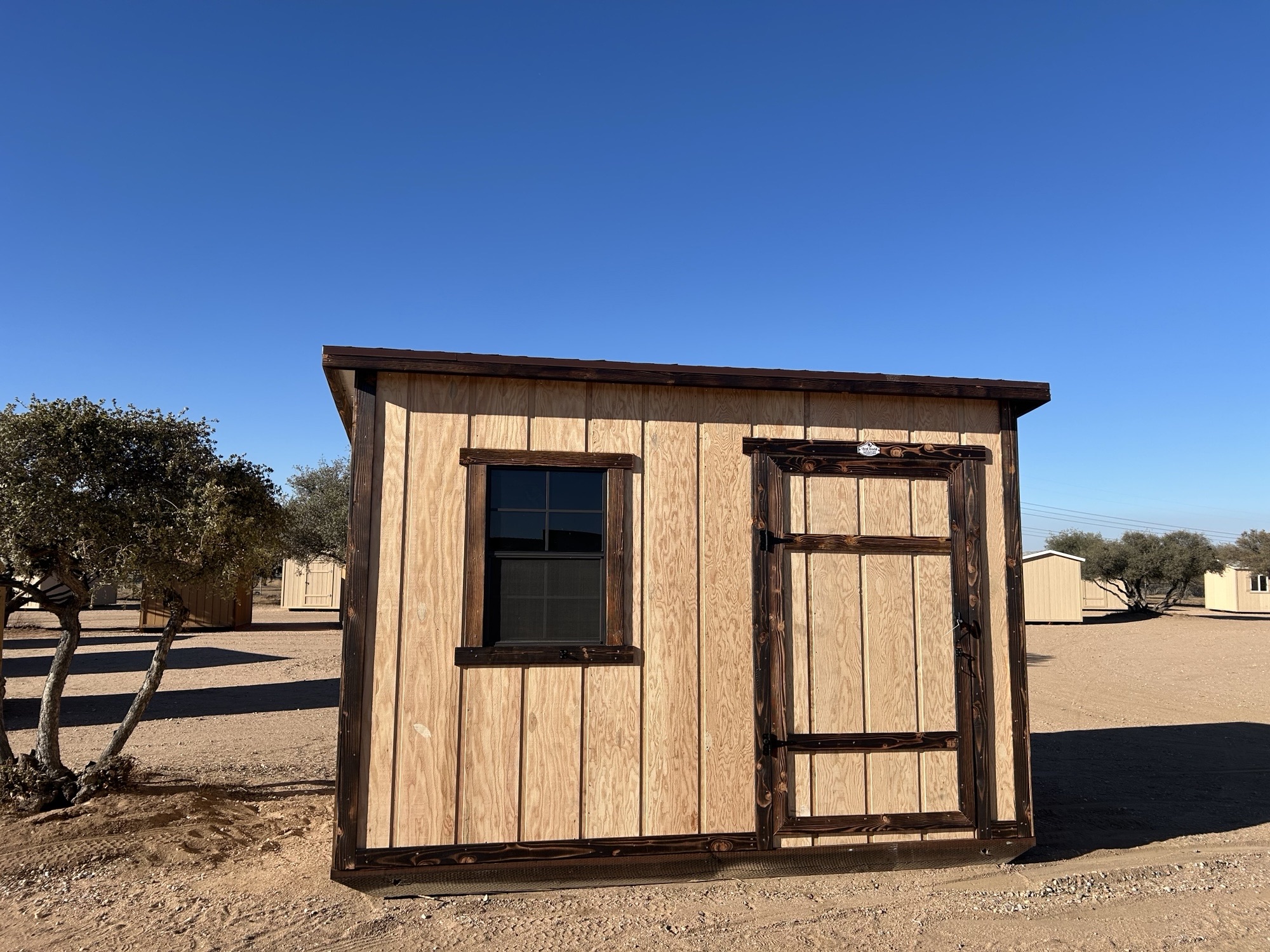 8X12 Rustic Shed Roof 7 STK 11821