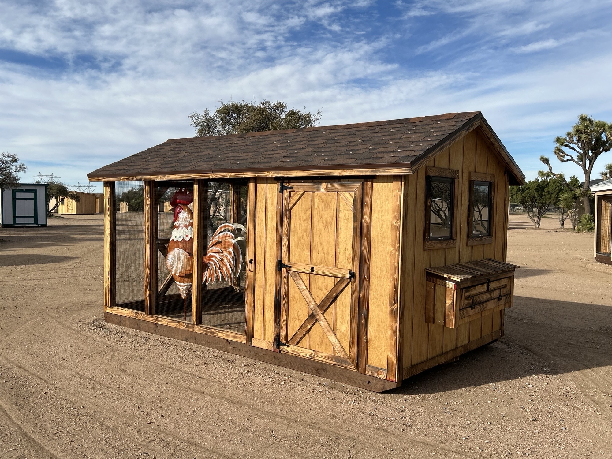 Chicken Coop Peak (Rustic) STK #11851 *