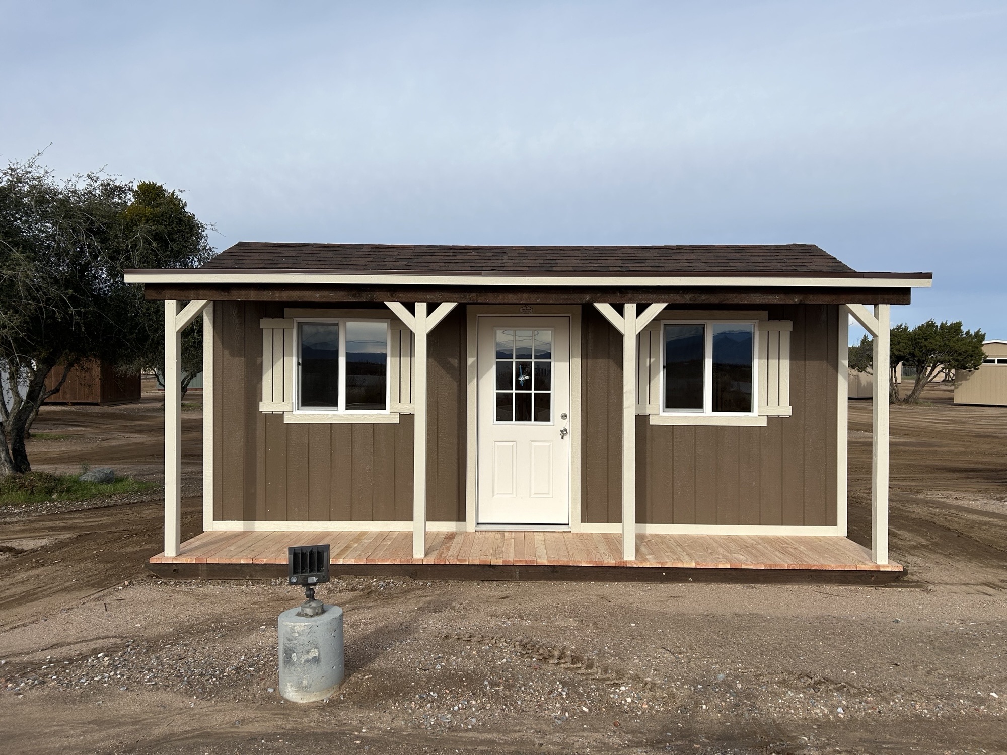 20×8 Tall Peak Porch 8 Including a 4 foot porch. STK #11890 *