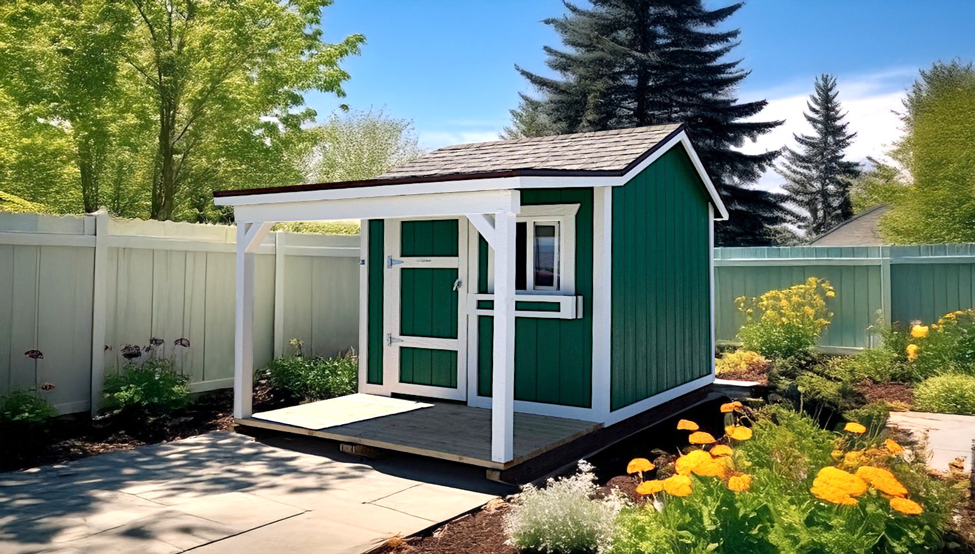 8X8 Enchanted Cottage Playhouse (8×12 Footprint)