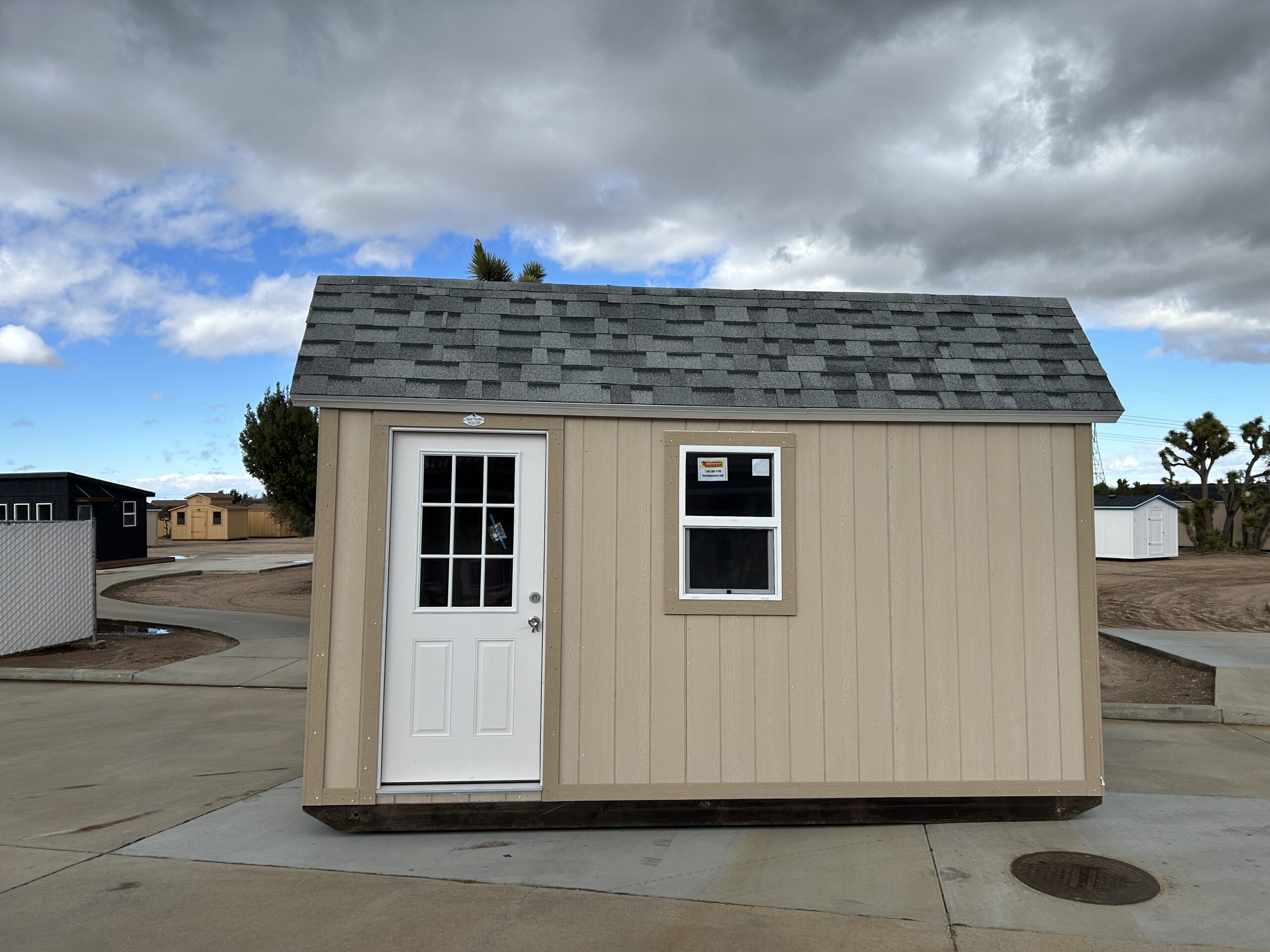 15×8 Tall Hybrid Loft Barn 8 STK#11959