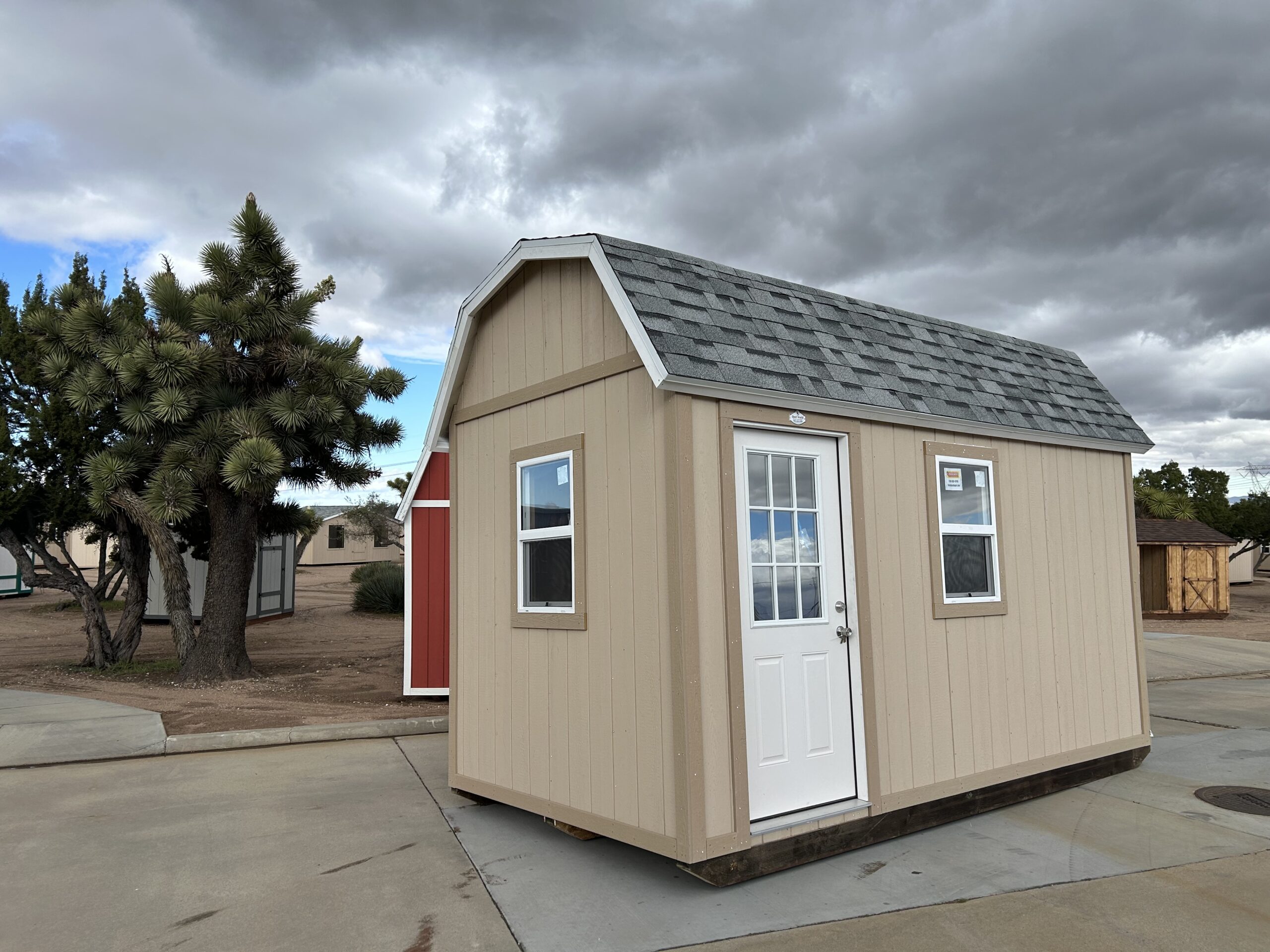 15x8 Tall Hybrid Loft Barn 8 STK#11959