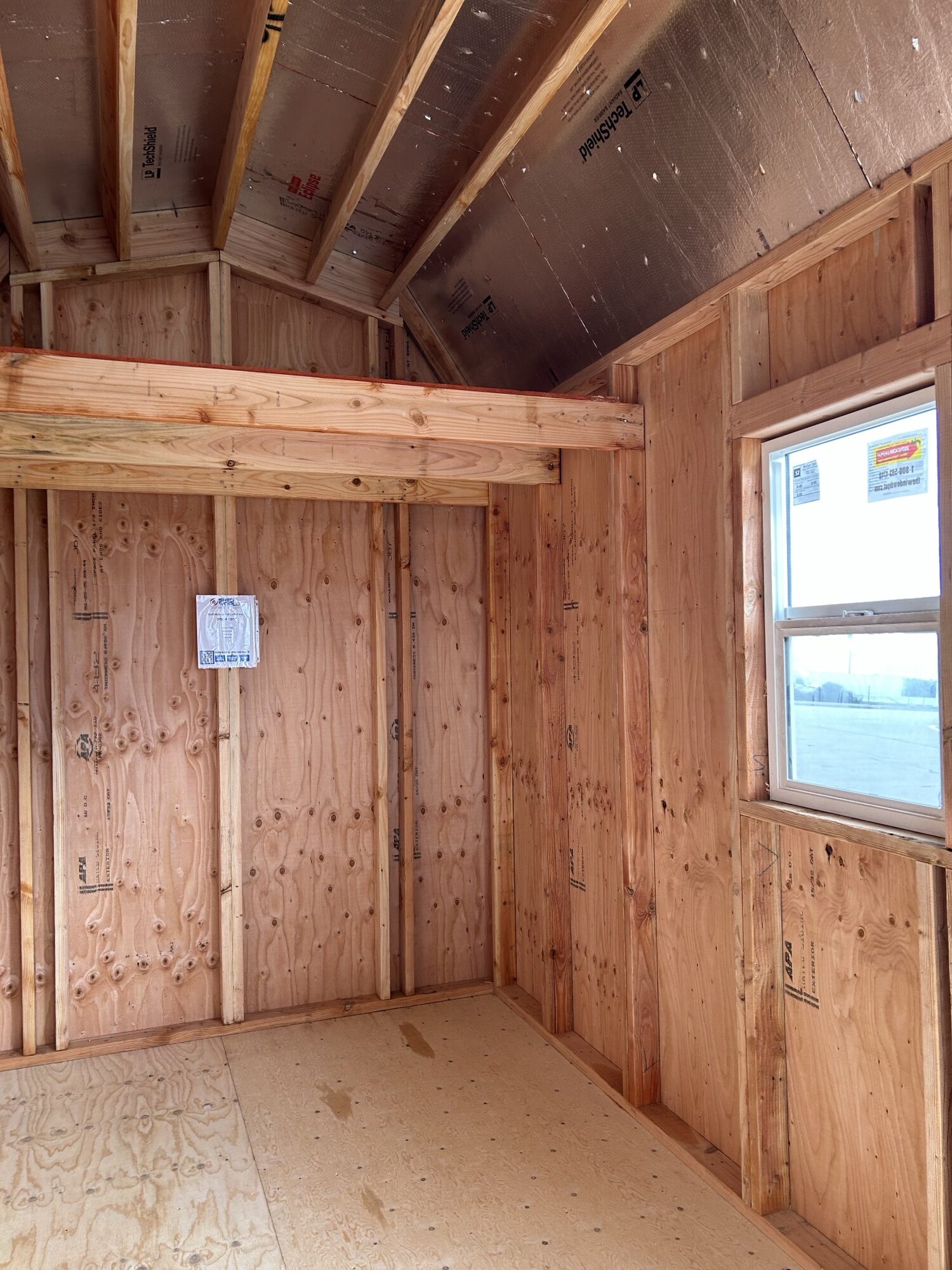 15x8 Tall Hybrid Loft Barn 8 STK#11959